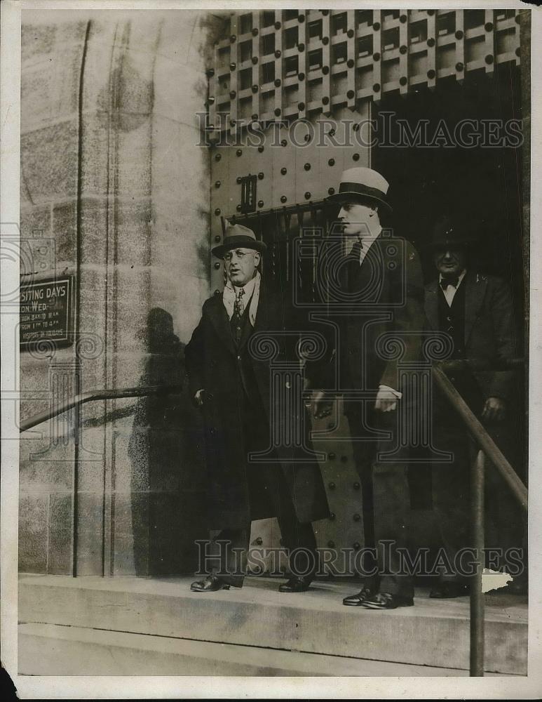 1938 Press Photo Sheriff Grant Colton, Edward Allen, and John Sergey - nea86377 - Historic Images