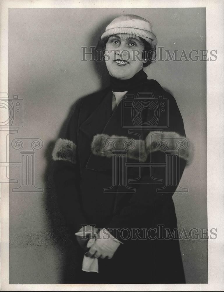 1933 Press Photo Mrs.Rober Gardver,Pres. Cleveland Yachting Club Women&#39;s League, - Historic Images