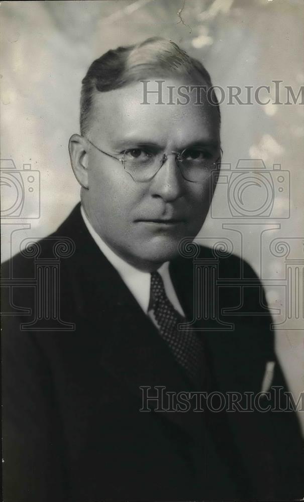 1937 Press Photo W.D. Sweeney new captain of campaign - nea84227 - Historic Images