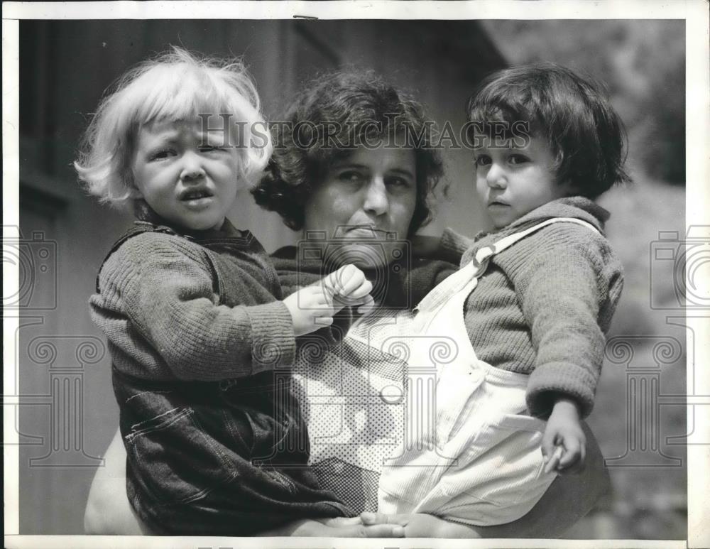 1934 Press Photo Lionel And Daniel Rios Children Of Mr &amp; Mrs Daniel Rios - Historic Images