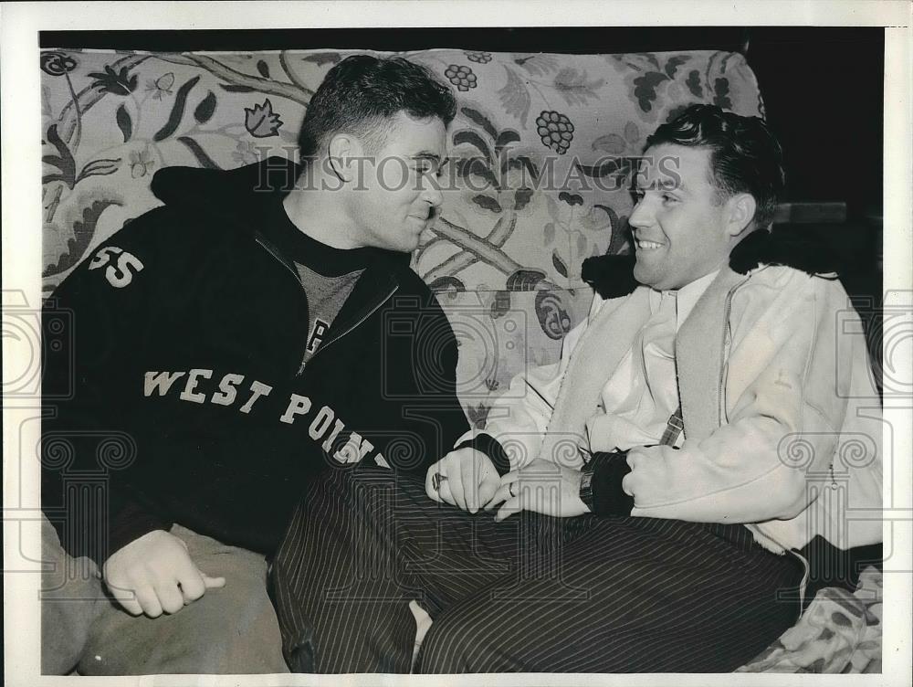 1939 Press Photo Kim Rooney and his trainer Roland Logan - nea89749 - Historic Images