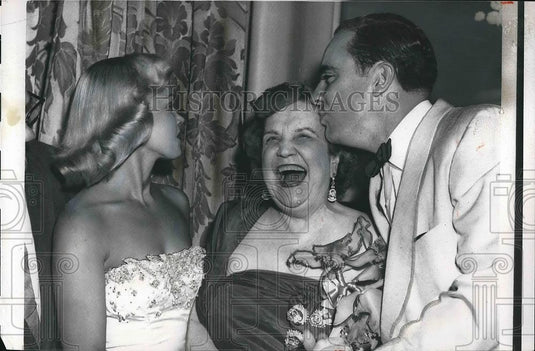 1956 Press Photo Tenn. Governor & Mrs Frank Clement at Dem. Natl Convention - Historic Images