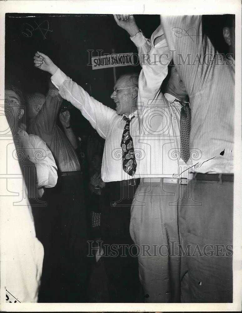 1944 Press Photo Alf M. Landon, Republican Convention, Chicago - nea83613 - Historic Images