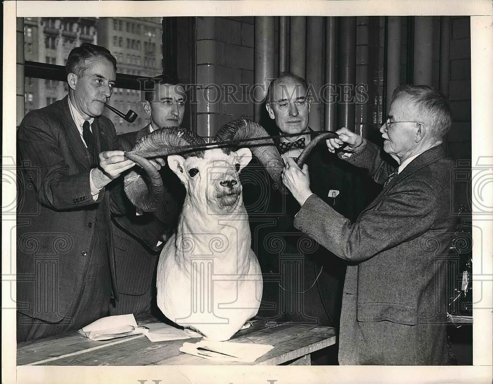 1948 Press Photo Judges Museum WIlliam Chandler Samuel Webb Roland Harriman - Historic Images