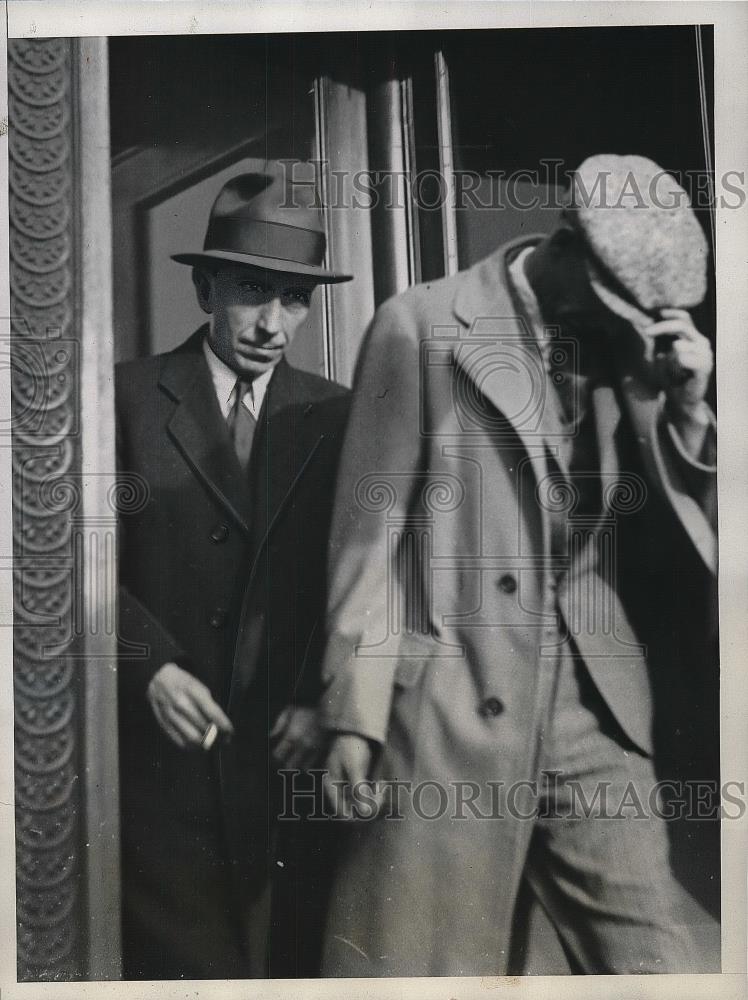 1931 Press Photo William J. Ruof,banker arrested in Cleveland for extortion - Historic Images