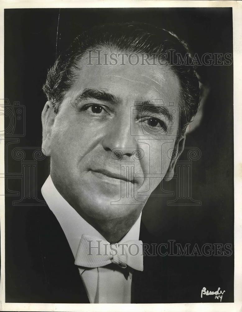 1953 Press Photo Conductor Annuzio Mantovani - nea90714 - Historic Images