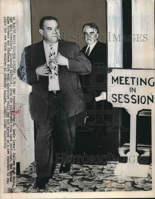 1949 Press Photo White Sulphur Springs, W, Va UMW pres. JL Lewis - nea83261 - Historic Images