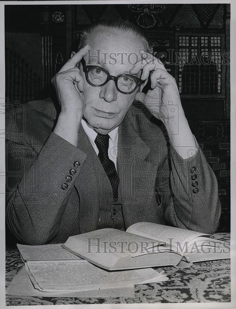 1961 Press Photo Prof. Dr. Franz Gerlach - nea94511 - Historic Images