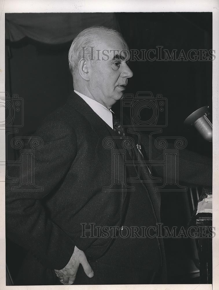 1946 Press Photo CIO President Philip Murray Demands Higher Steel Worker Wages - Historic Images