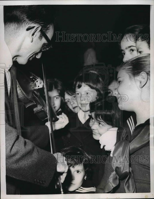 1959 Press Photo Michael Tacovone, Washington's National Symphony Orchestra - Historic Images