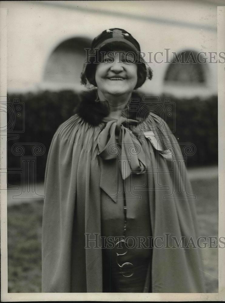 1929 Press Photo Mrs Margaret Campbell Goodman, deep sea salvage diver - Historic Images