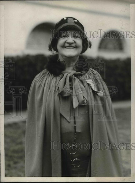 1929 Press Photo Mrs Margaret Campbell Goodman, deep sea salvage diver - Historic Images