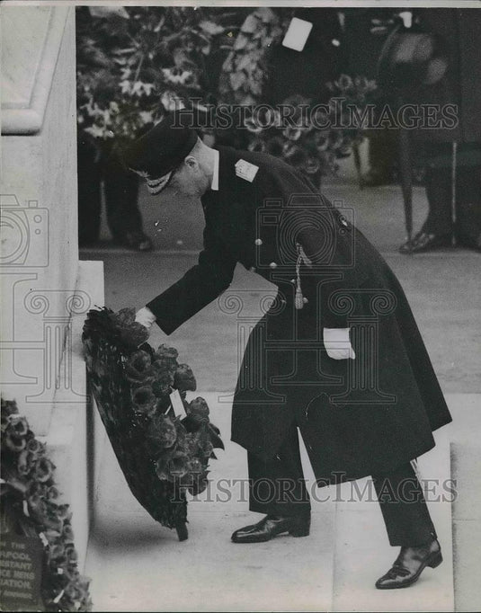 1936 Press Photo King Edward Attending Ceremony For First Time As Sovereign - Historic Images