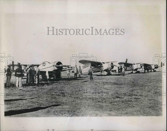 1937 Press Photo 7 Die as Three Planes Crash in Calo Columcia - Historic Images