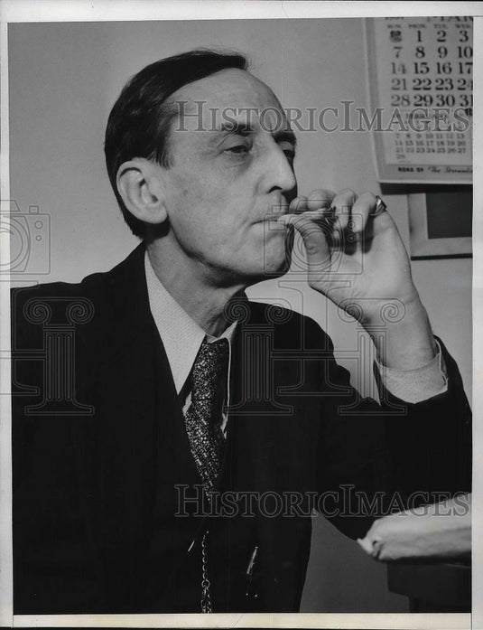 1937 Press Photo Dr. Cecil Reynolds, mystery writer - Historic Images