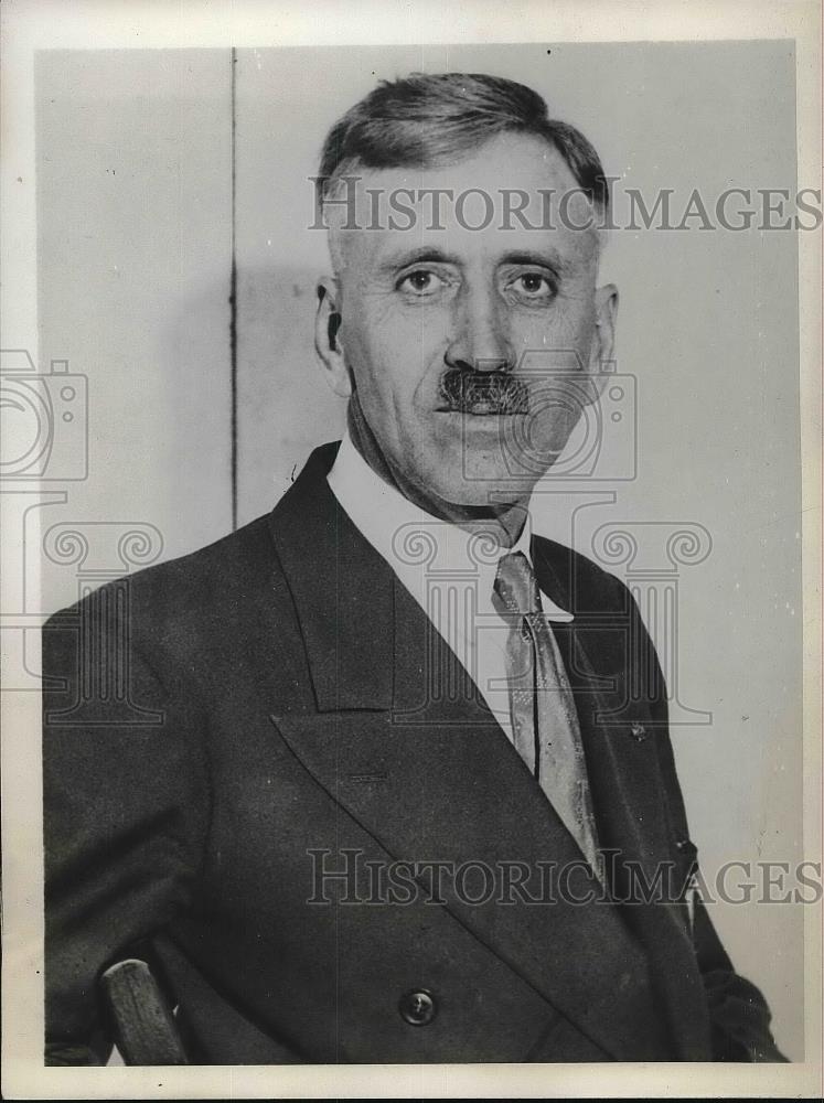 1932 Press Photo William T. Otjen elected commander Spanish American War Vets. - Historic Images