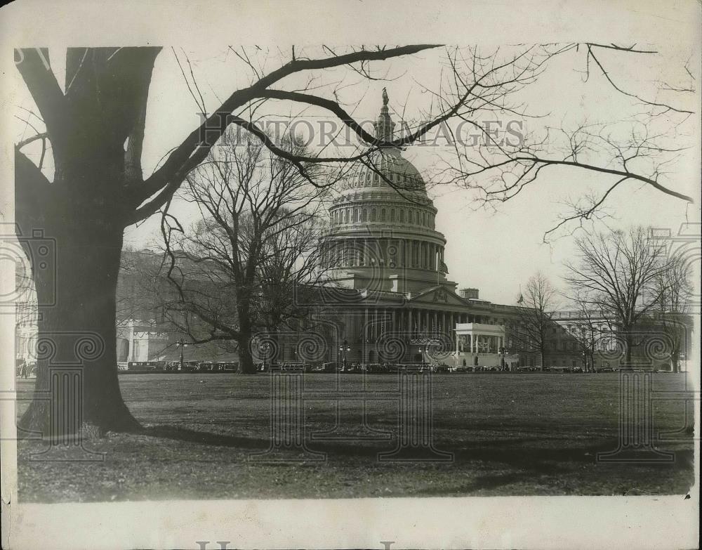 1929 Press Photo View of the Capitol, where the President-Elect will take oath - Historic Images