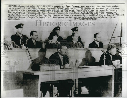 1961 Press Photo East Berlin Supreme Court - Historic Images