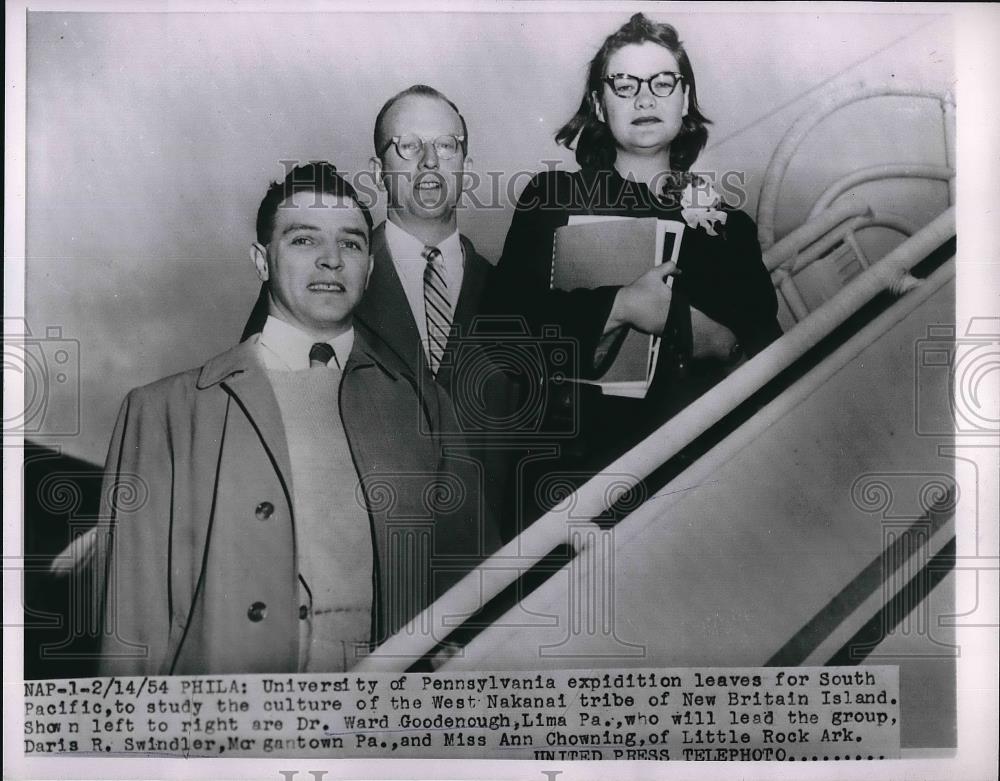 1954 Press Photo University of Pennsylvania Expedition Students West Nakanai - Historic Images