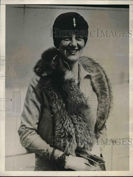 1930 Press Photo Mrs.H.H. Rogers,wife of Basil Miles. - Historic Images