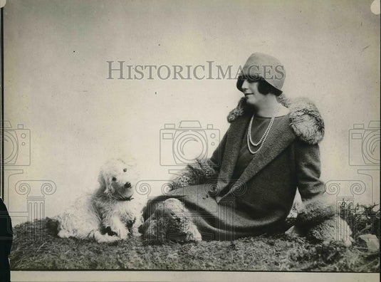 1926 Press Photo Mrs John Crocker Wife of Captain Crocker - Historic Images