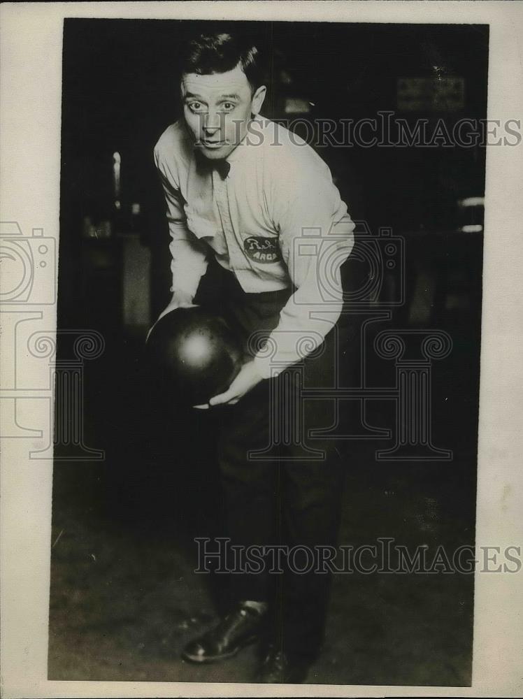 1926 Press Photo Charles Reihle Rolled A Perfect Game - Historic Images