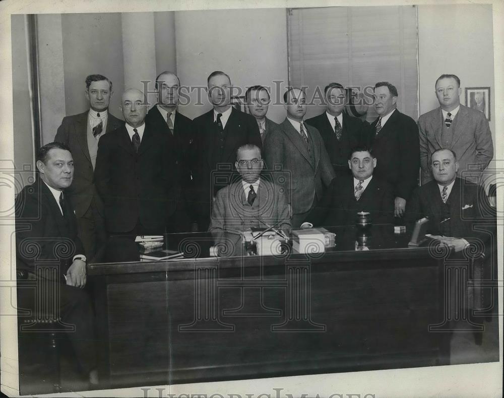 1929 Press Photo Clarence Bowens, SS Barnard, Geo Hildebrand, Guthrie - Historic Images