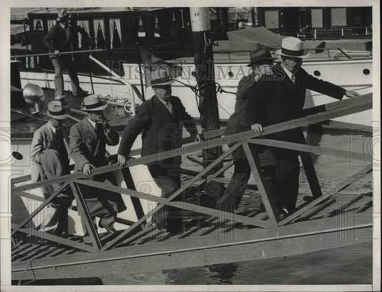 1933 Press Photo Tom Mooney San Francisco Day Bomb Life Prisoner - Historic Images
