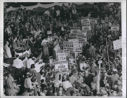1944 Press Photo Democratic national convention - Historic Images