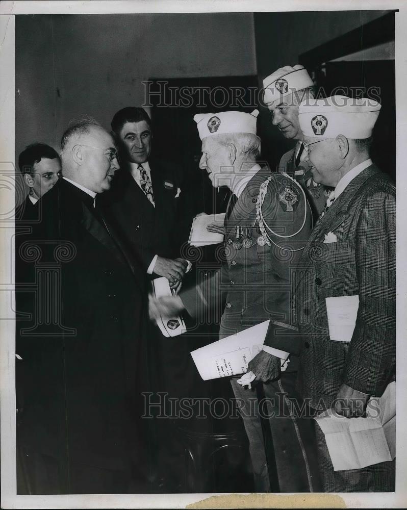 Press Photo Francis Cardinal Spellman & WM. Hickey In Washington D.C, - Historic Images