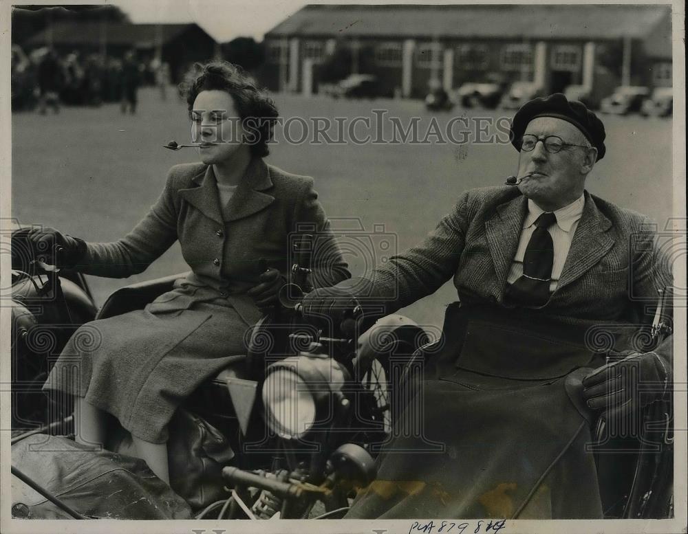 1948 Press Photo Britains Invalid Tricycle Association Stage - Historic Images