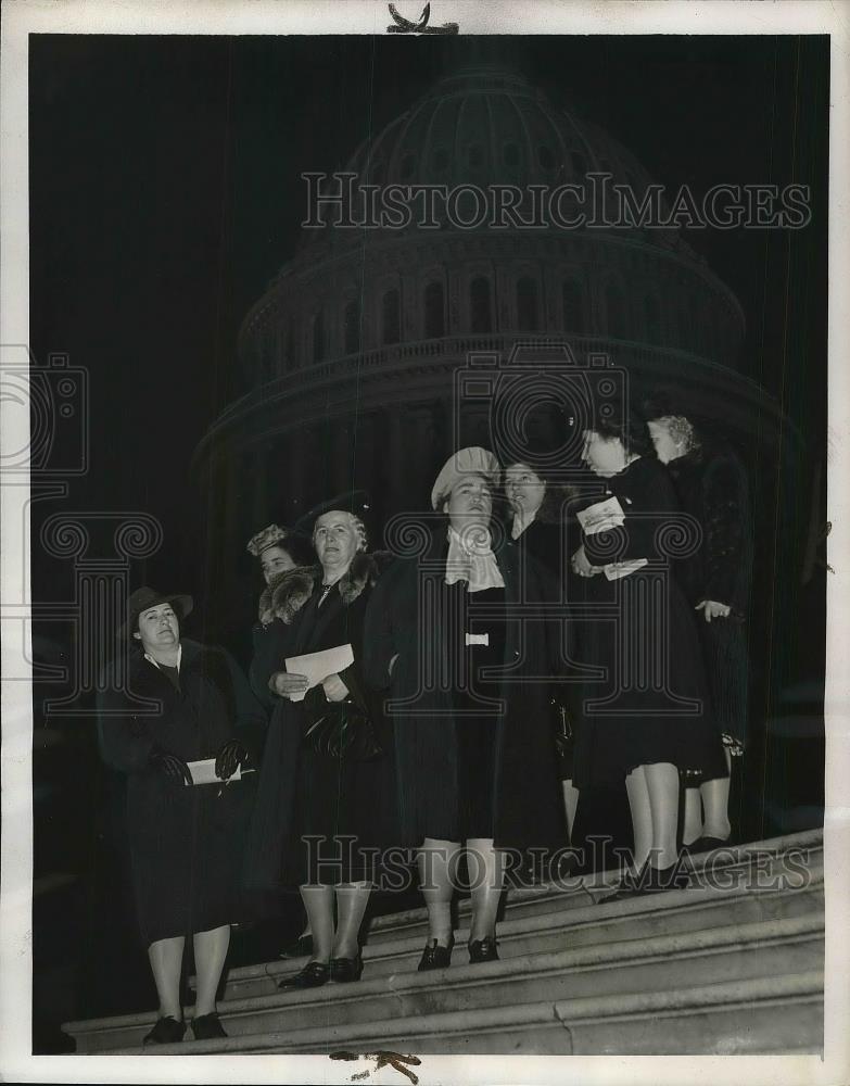 1941 Press Photo Members of Connecticut Chapter of Mothers of American Sons - Historic Images