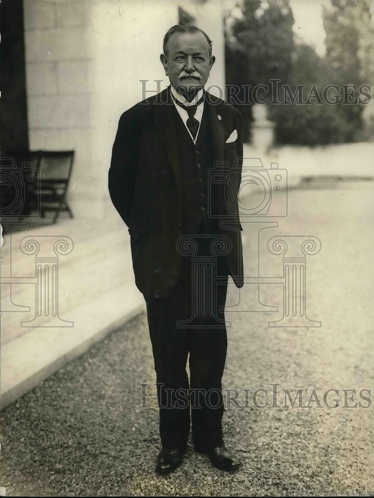 1923 Press Photo Dr. E. S. Zeballos, pres. International Law Association - Historic Images