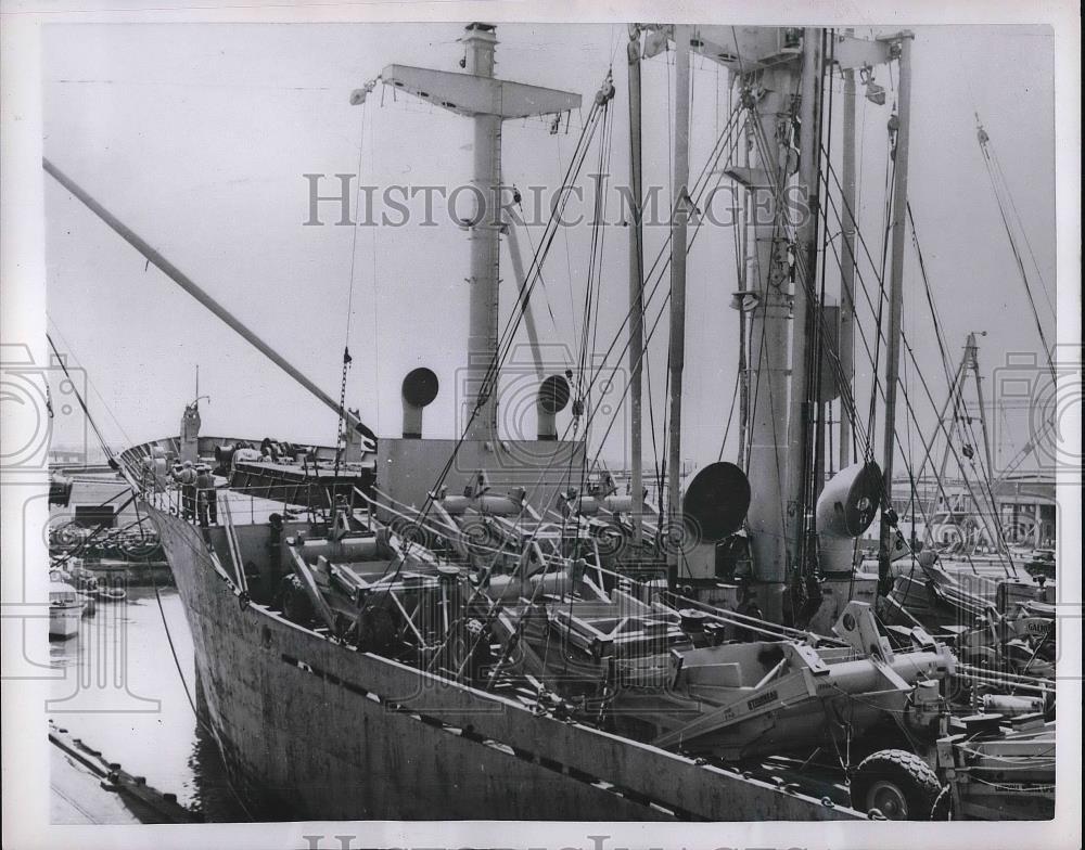 1952 Press Photo Hampton Roads Fort of Embarkment - Historic Images