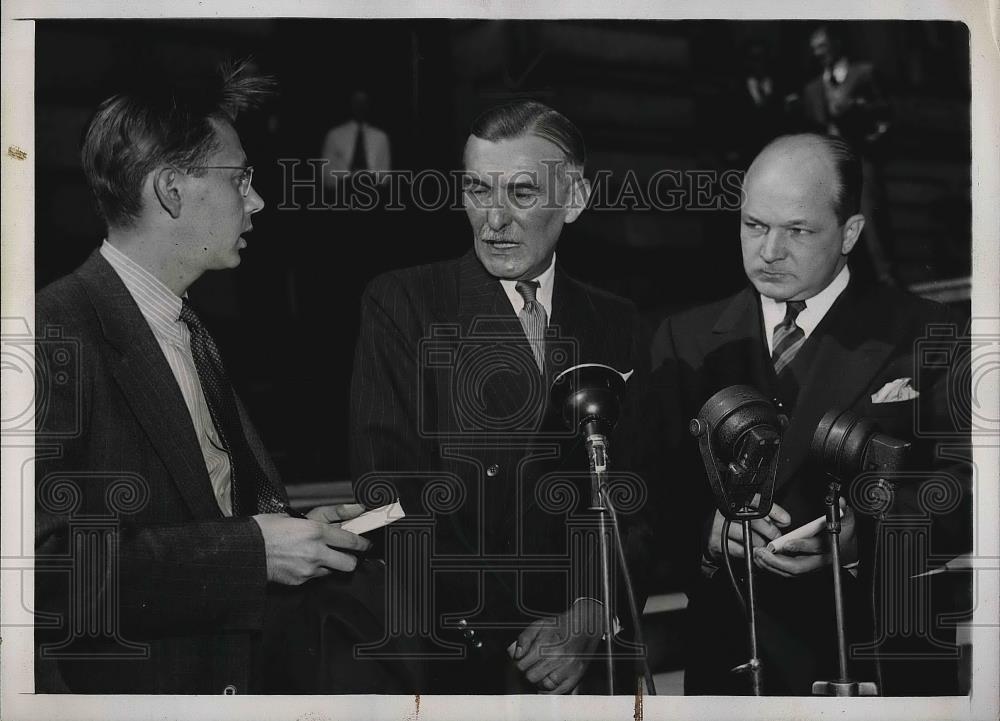 1938 Press Photo Vladimir Hurban, Czechoslovakian Minister - Historic Images