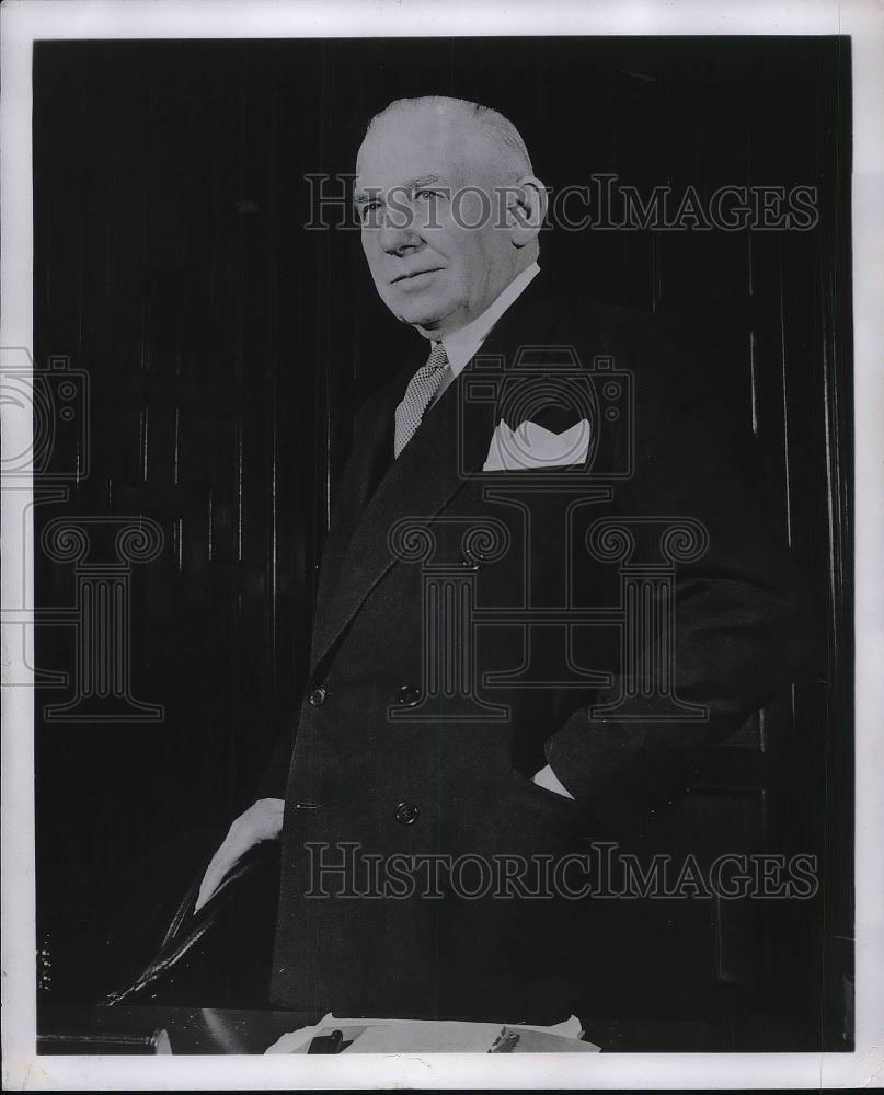 1952 Press Photo R.L. Williams Ex RR Pres - Historic Images