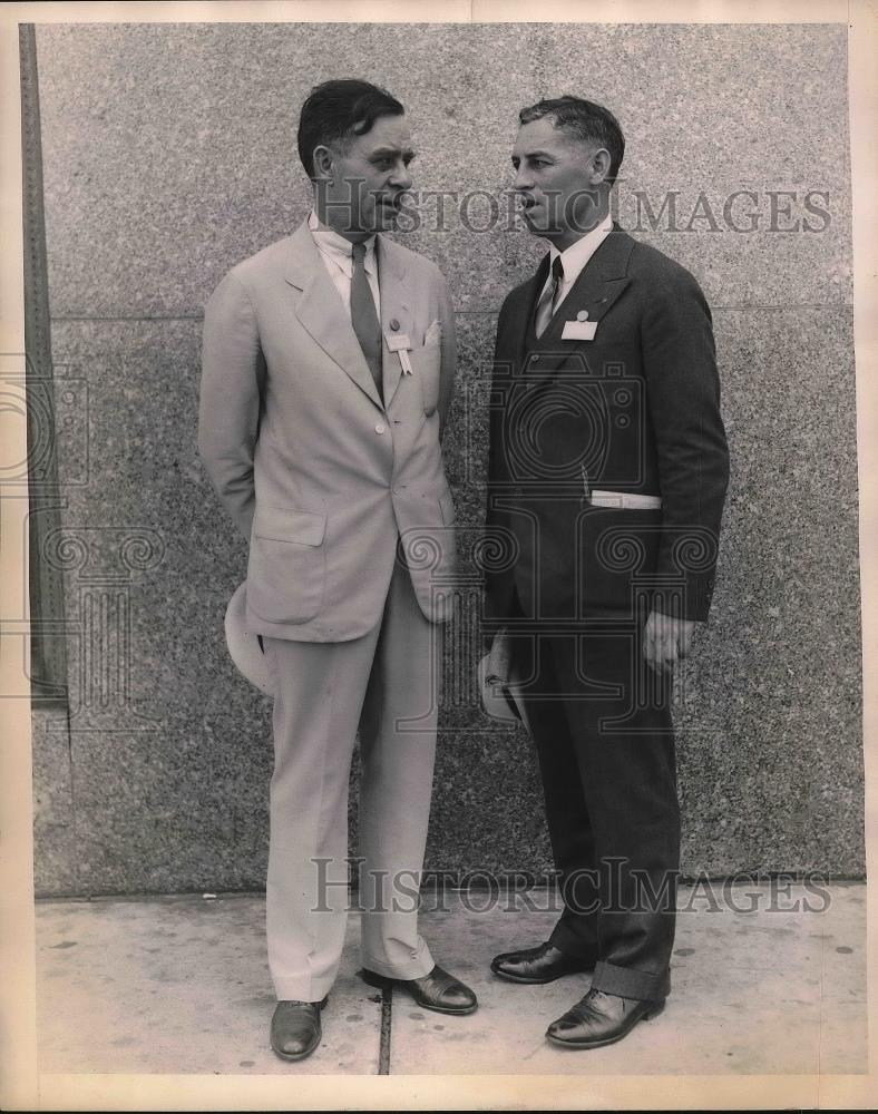 1930 Press Photo M. Eugene Newsom Almon E. Roth - Historic Images