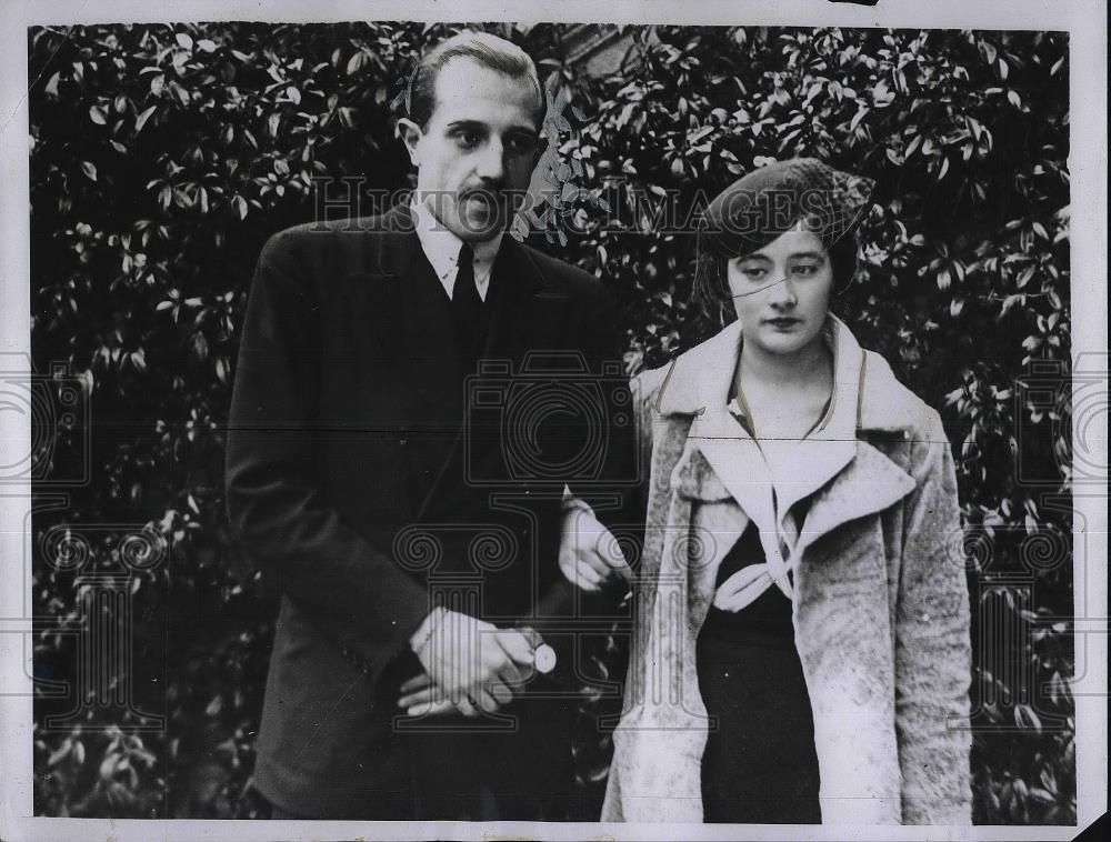 1935 Press Photo HRH Don Jaime Son Of Former King Alfonso Of Spain - Historic Images