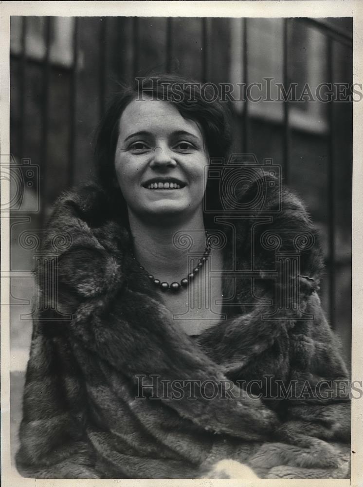 1928 Press Photo Miss Vera Tatum Most Attractive Student At Loland Powers School - Historic Images