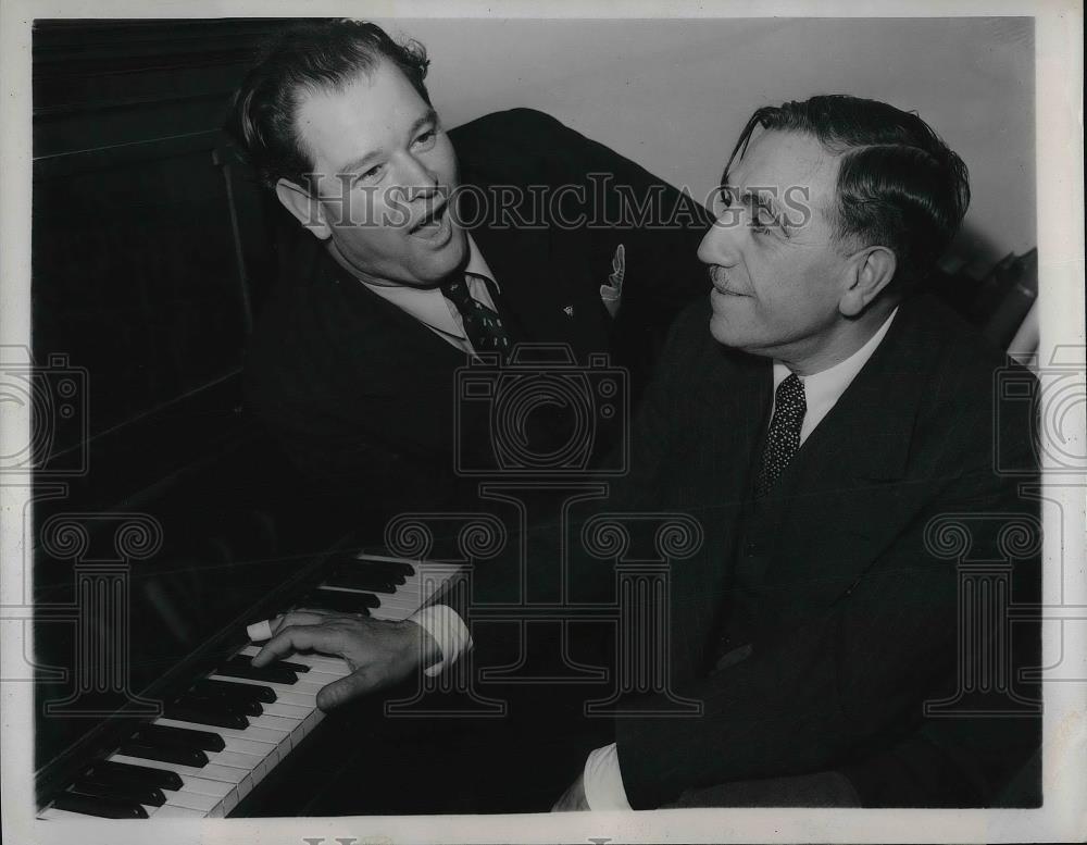 1939 Press Photo George Stinson Policeman to Opera Singer - Historic Images