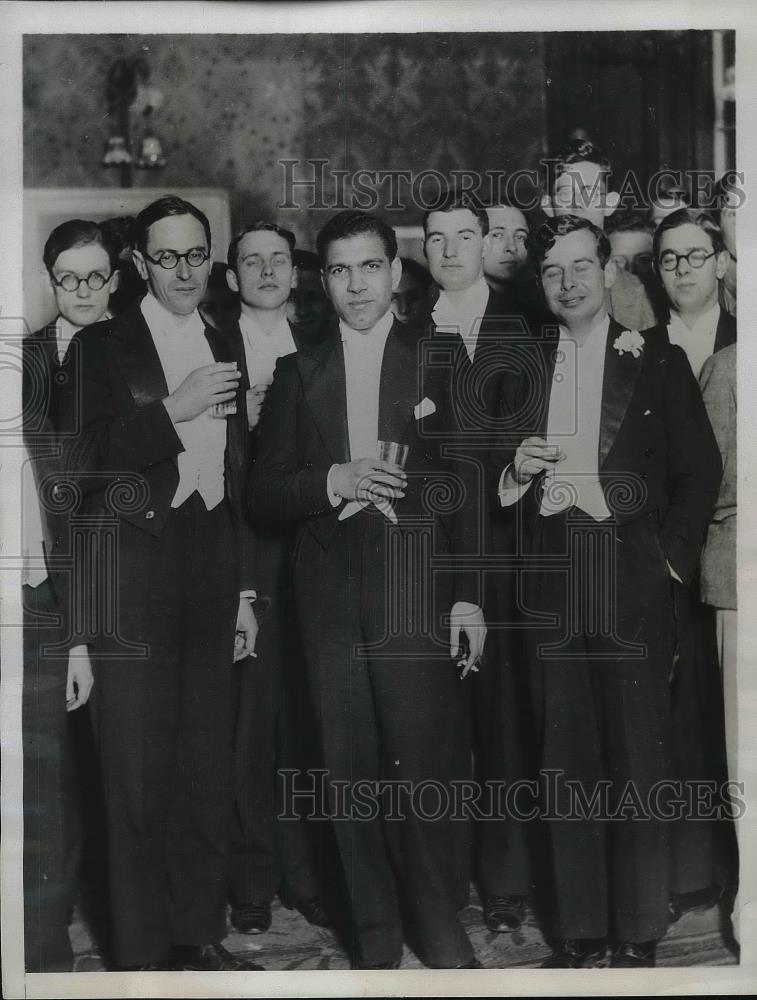 1934 Press Photo Robert Bernays,Dosjo Karaka &amp; John Boyd Carpenter - Historic Images