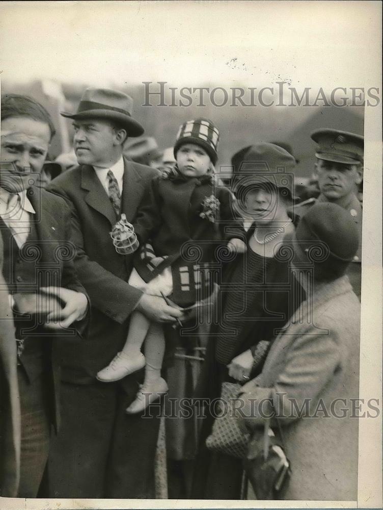 1928 Press Photo Mr William P. MacCracken with Miss Paulina Longworth - Historic Images