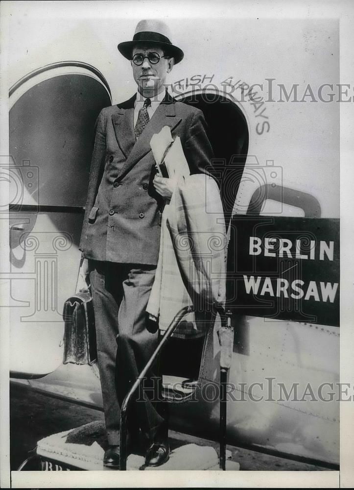 1939 Press Photo British Head Of European Dept Of Foreign Office - neb00943 - Historic Images