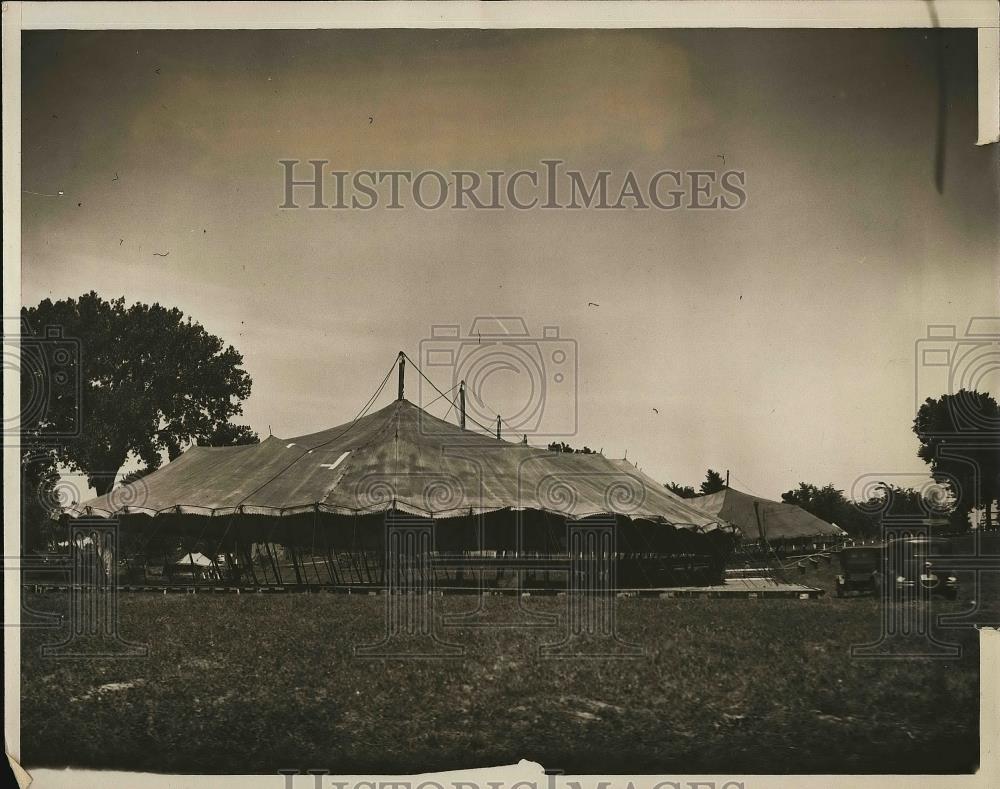 1928 Press Photo Hoover Tent, West Branch, Iowa - Historic Images