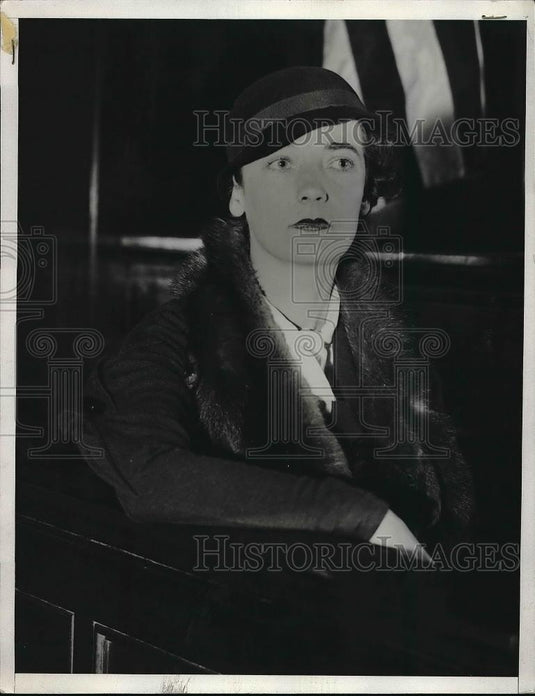 1933 Press Photo Patricia Fine Jack Mulhall Charles E Frederick Aviation - Historic Images
