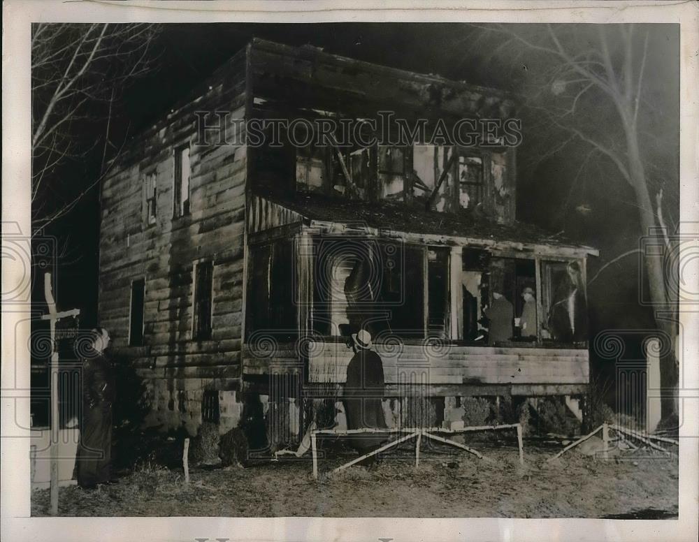 1939 Press Photo Four Children Died in their Apart. in Springfield New Jersey. - Historic Images