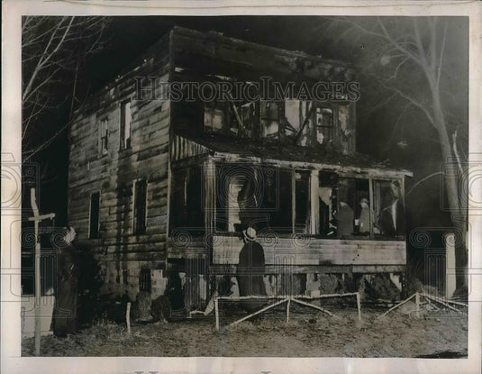1939 Press Photo Four Children Died in their Apart. in Springfield New Jersey. - Historic Images