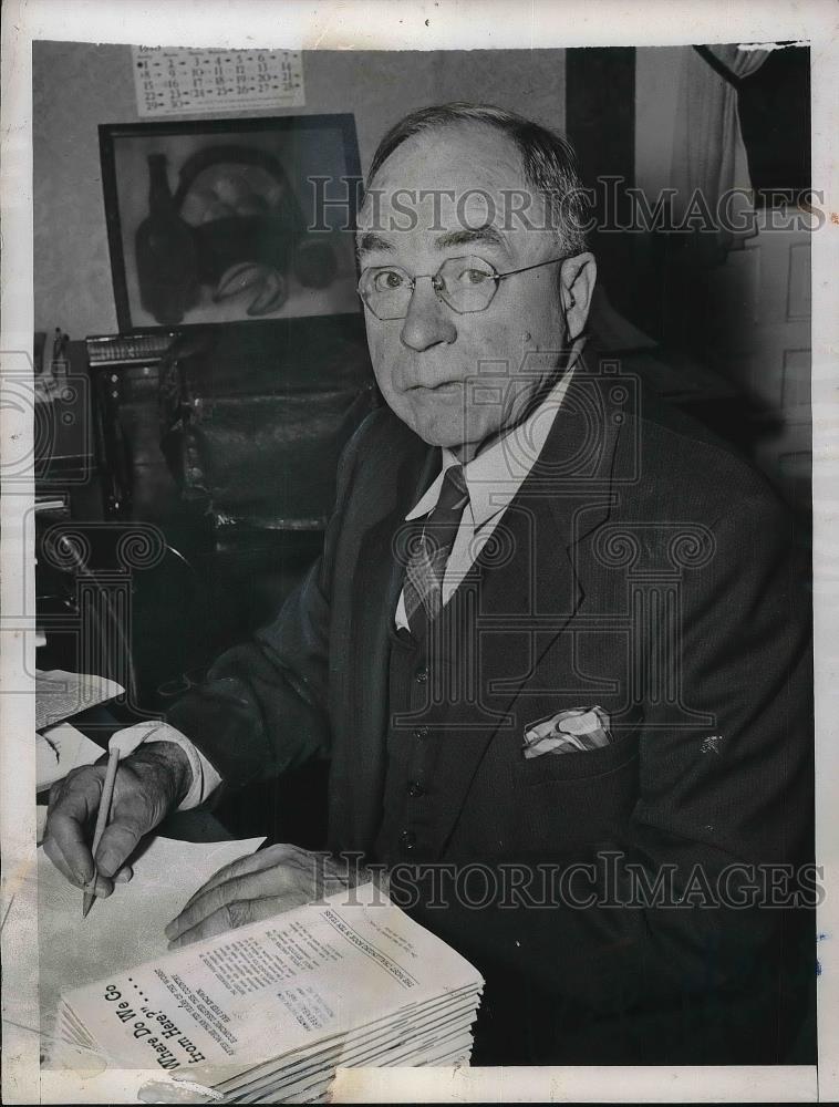 1946 Press Photo John Zahnd Kentucky Pastor Church - neb12320 - Historic Images