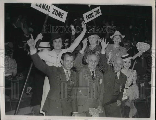 1940 Press Photo Alternates J.C. Kerr,A.P.E. Doyle & Marie Hunsbecker - Historic Images