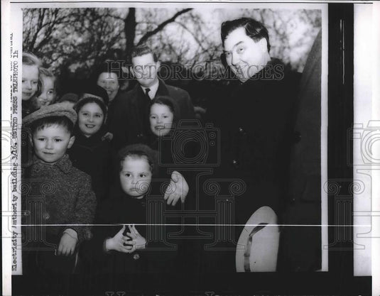 1956 Press Photo Soviet's Georgy Malenkov in London - neb17464 - Historic Images